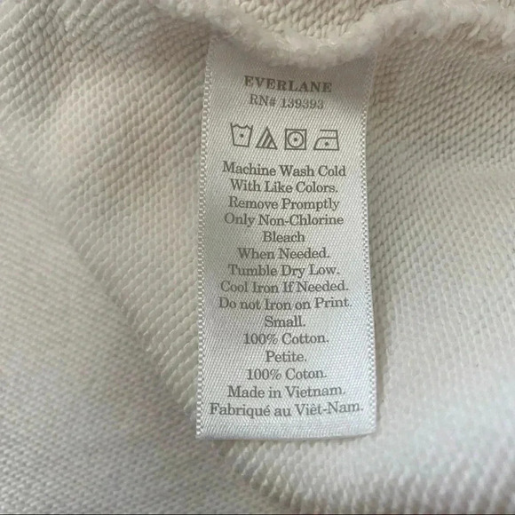 EVERLANE The 100% Human Typography Hoodie Small - Picture 7 of 7